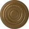 Ekena Millwork Oldham Ceiling Medallion (Fits Canopies up to 8 5/8"), Hand-Painted Pale Gold, 18"OD x 1 1/4"P CM18OLPAS - alternate 1